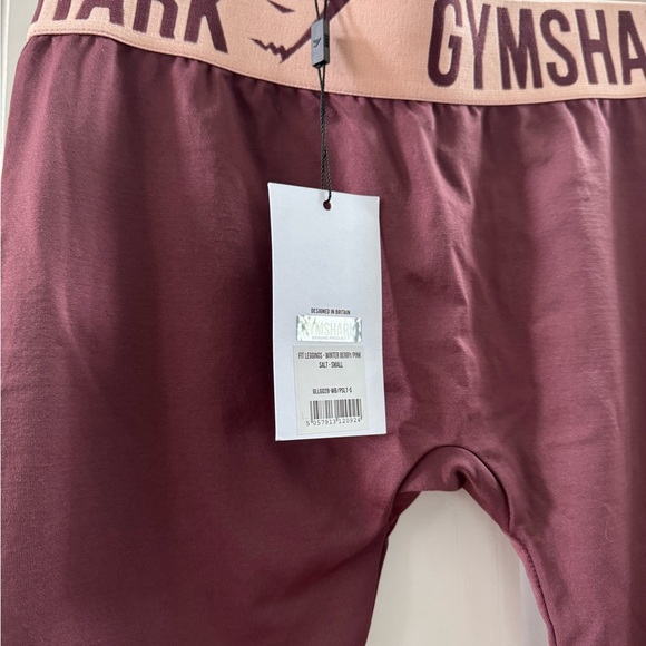 Gymshark Fit Seamless Leggings in Winterberry/Pink Salt NWT - Picture 6 of 7